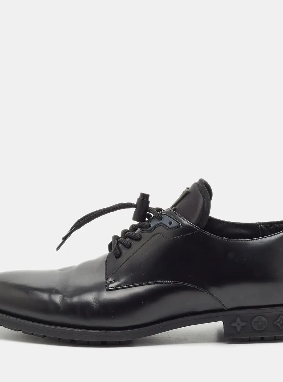 Louis Vuitton LV Harness Size 43 Black Leather Derby