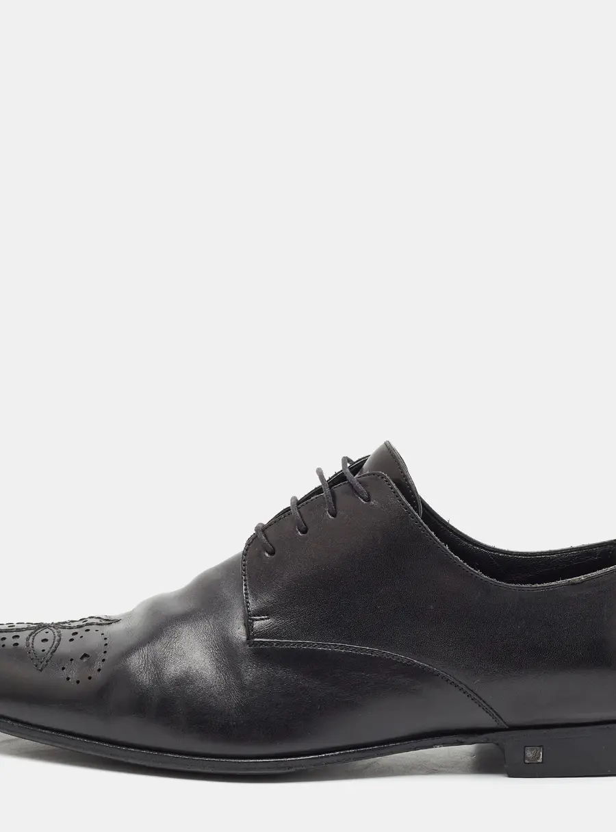 Louis Vuitton Size 42.5 Black Leather Brogues