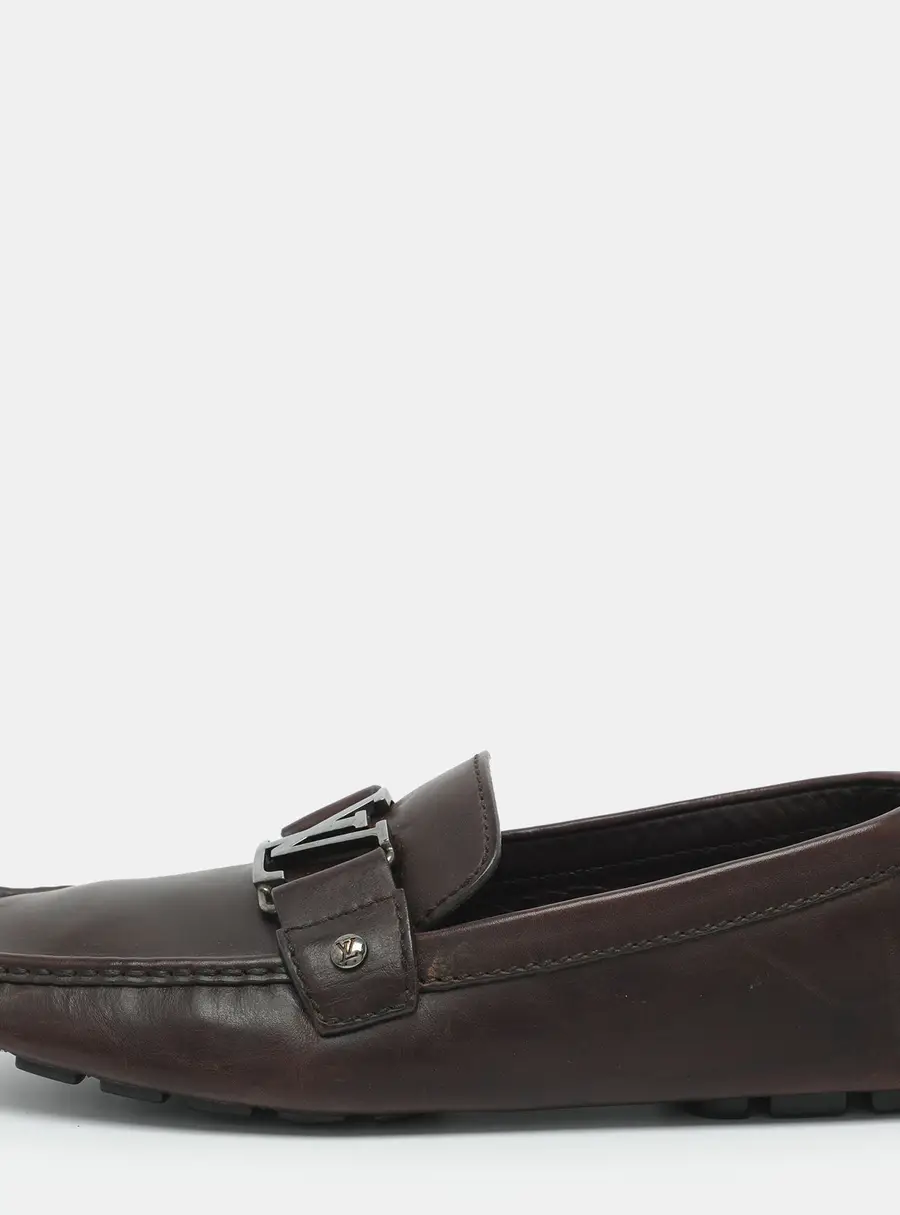 Louis Vuitton Monte Carlo Size 41.5 Brown Leather Loafers