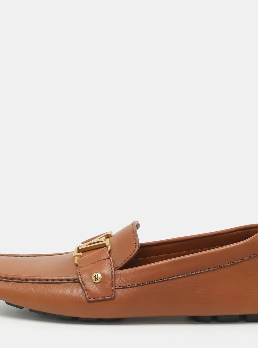 Louis Vuitton Monte Carlo Size 42.5 Brown Leather Loafers