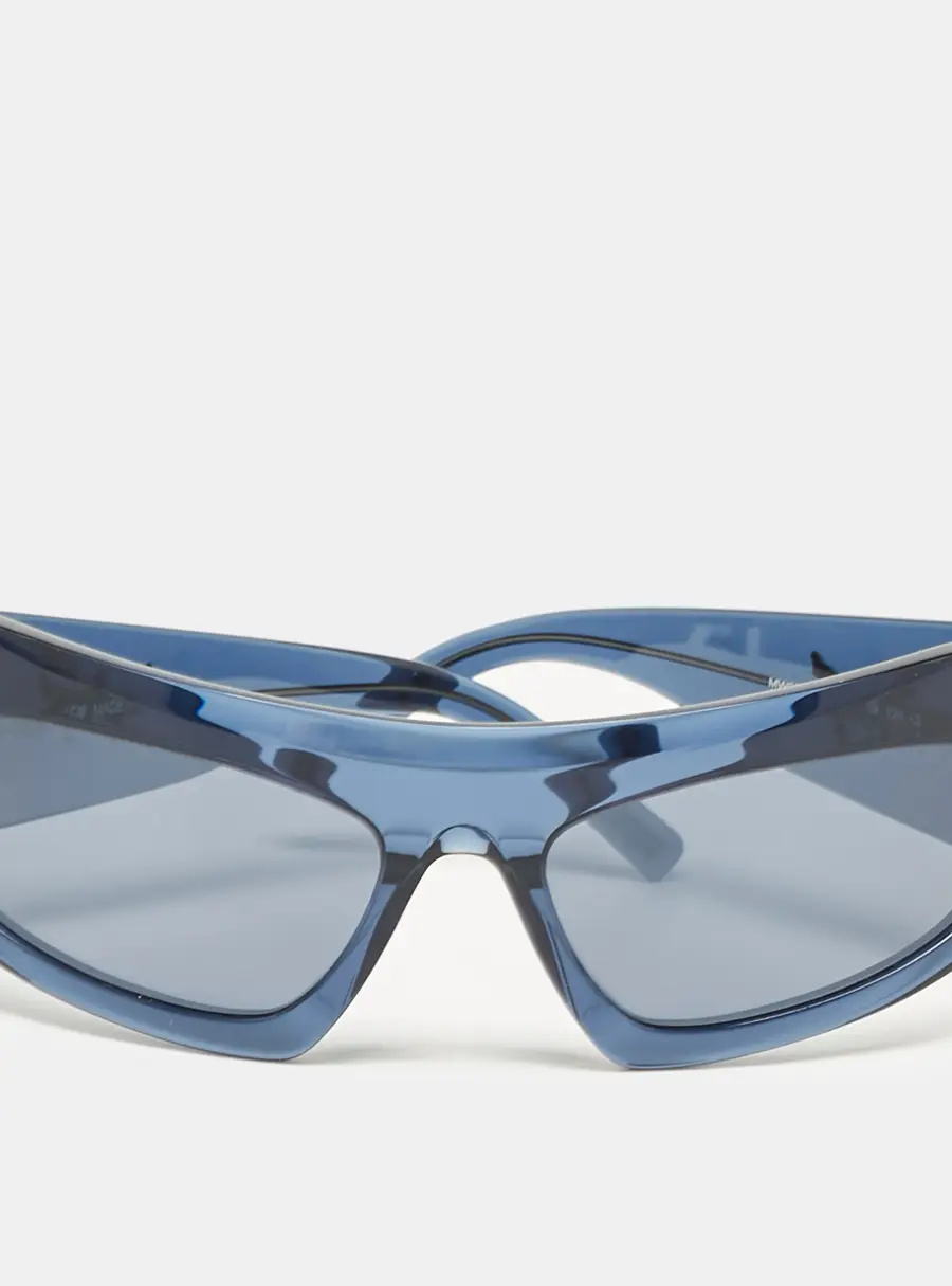 MCM Blue MW0001 90X Shield Sunglasses