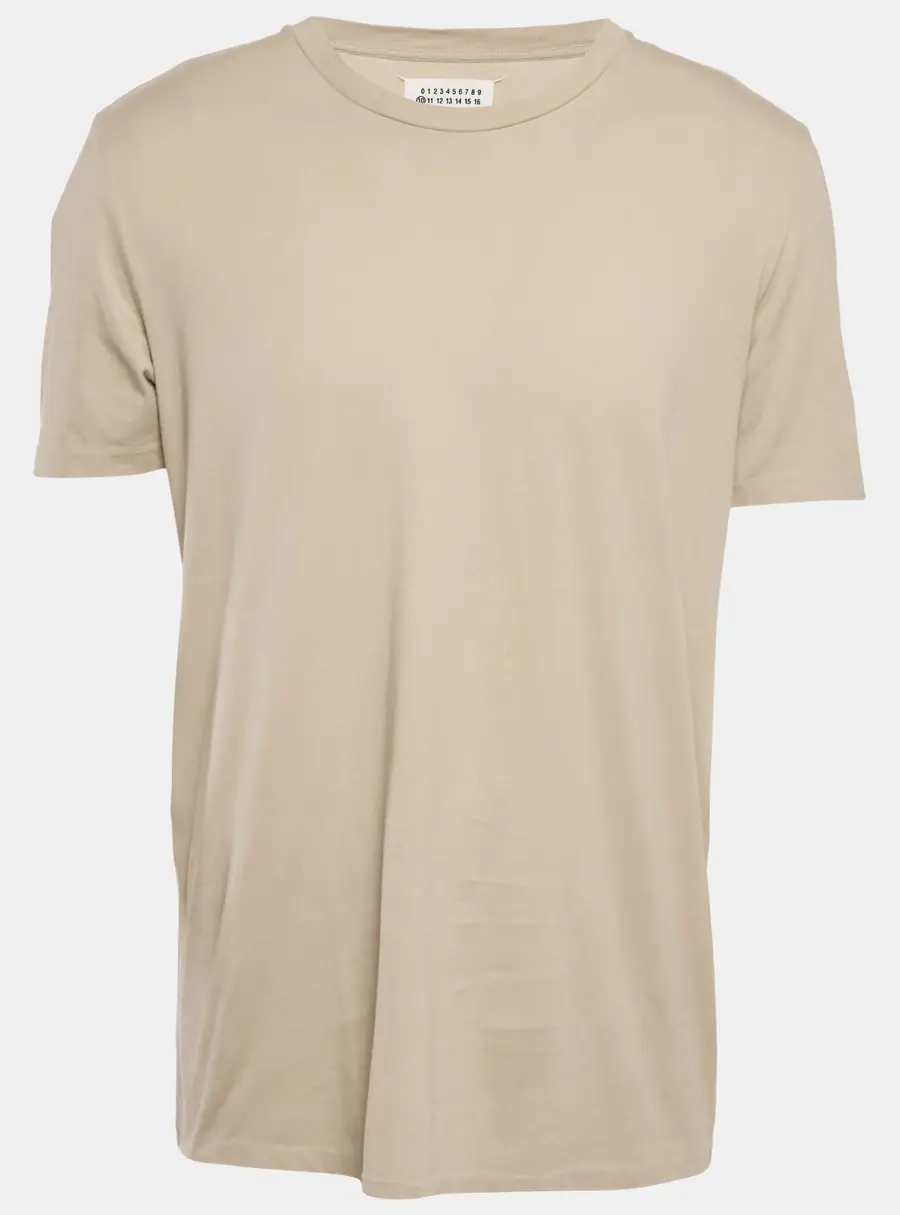 Maison Martin Margiela Sage Green Jersey Regular Fit T-Shirt XL