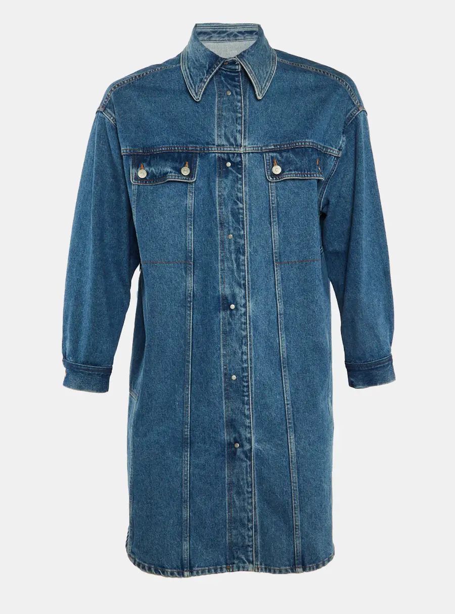 Maison Martin Margiela Blue Denim Reversible Jacket XXS
