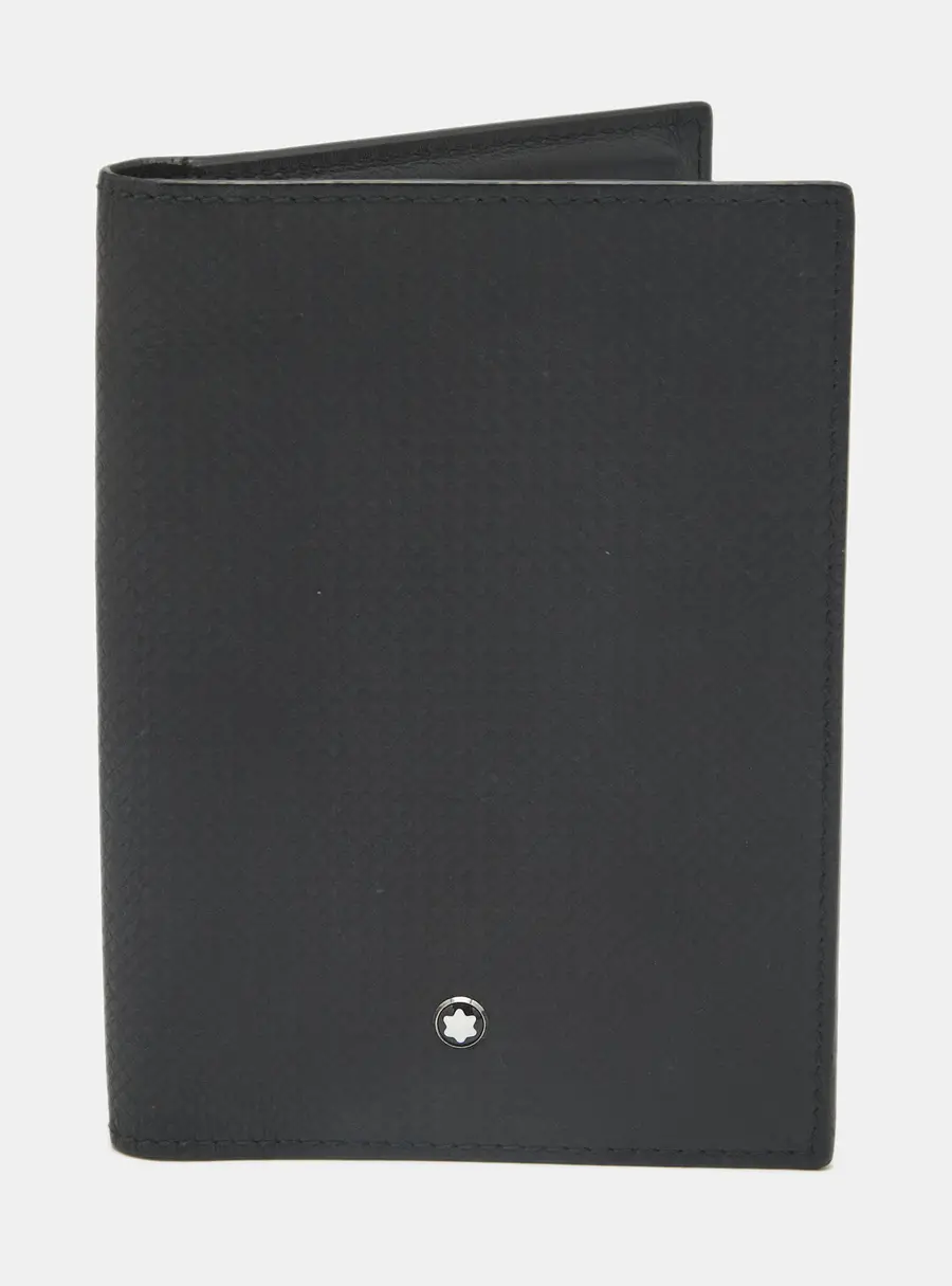 Montblanc Meisterstück Black Leather Passport Holder