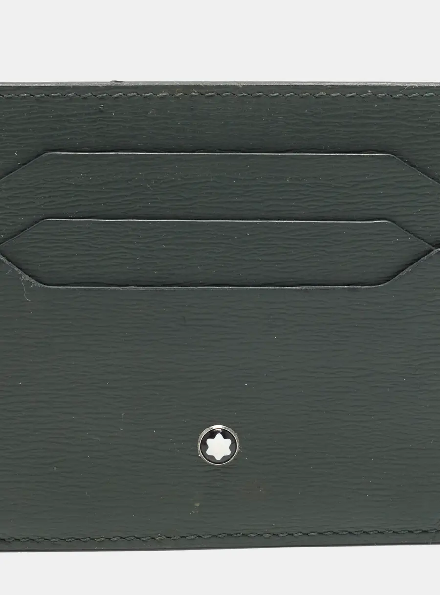Montblanc Extreme 3.0 Dark Green Leather Card Holder