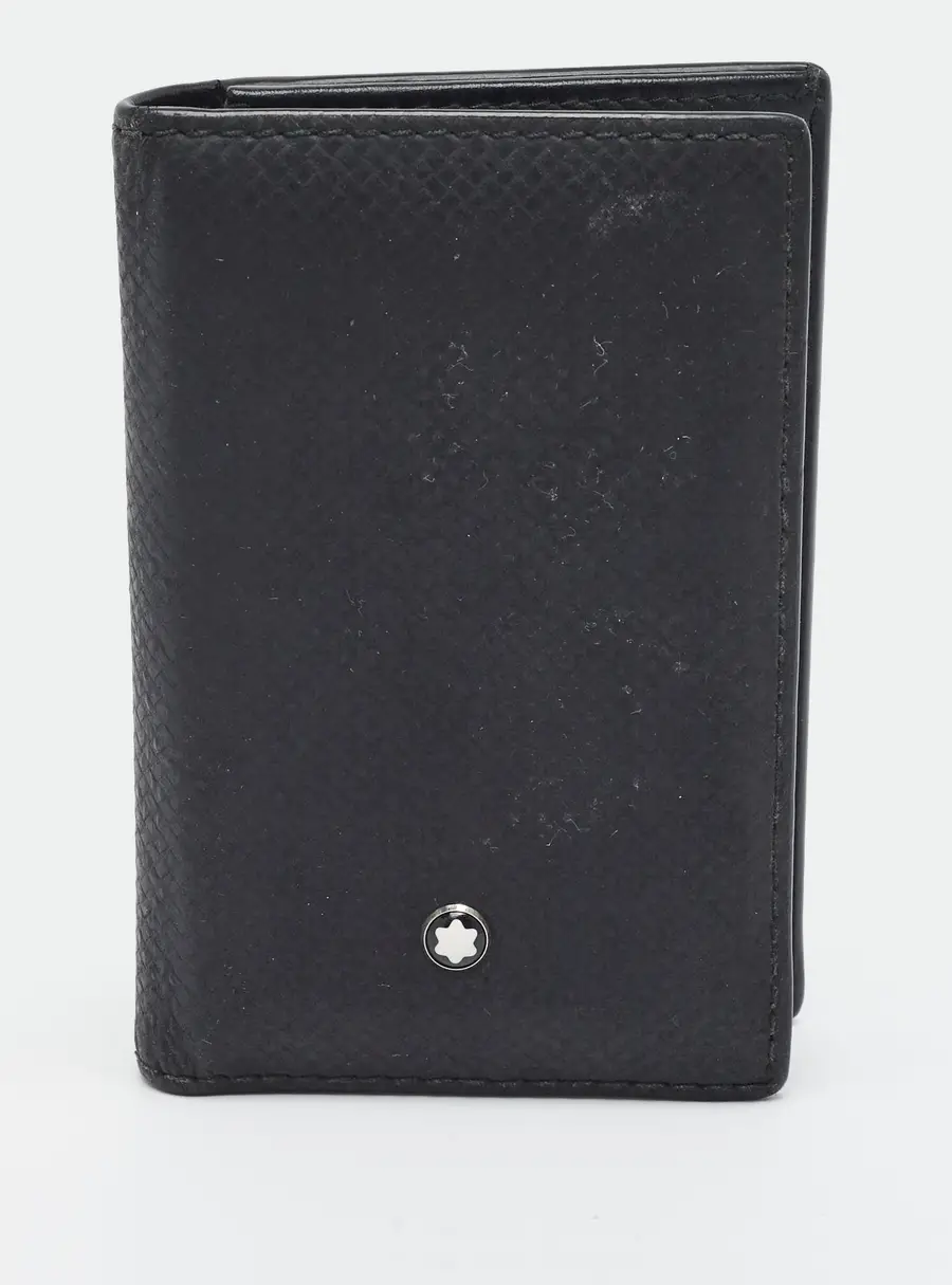 Montblanc Meisterstuck Black Leather Card Case