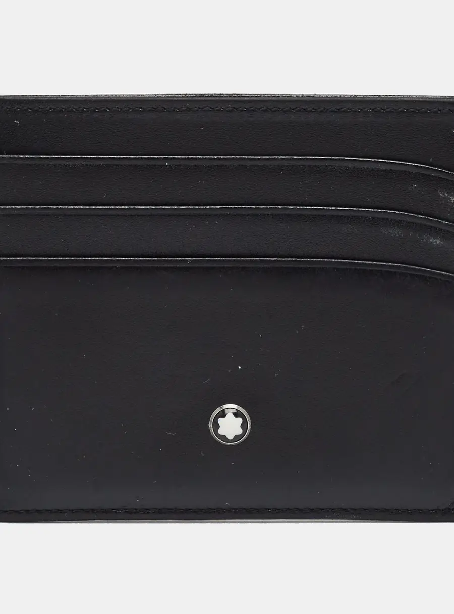 Montblanc Meisterstuck Black Leather Card Holder