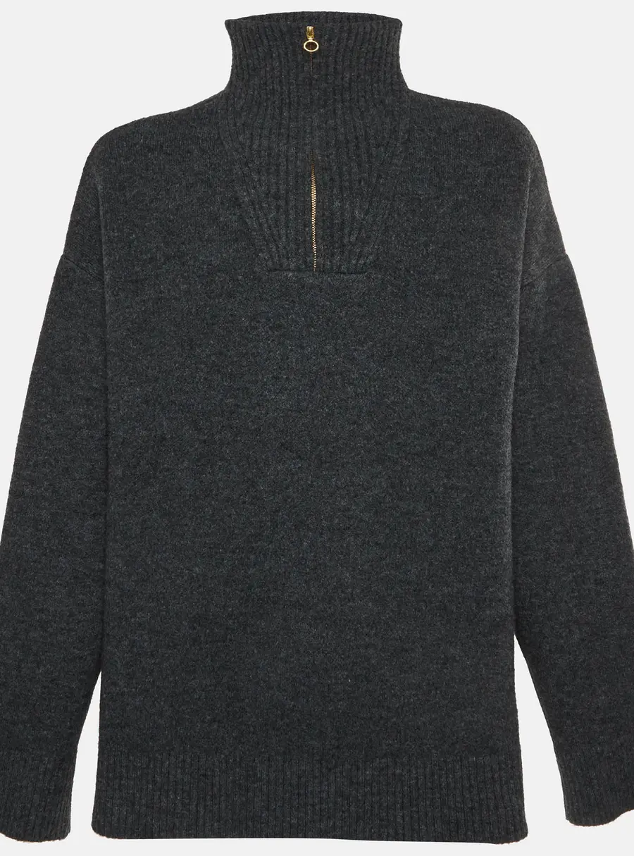 Nanushka Grey Wool Blend Zed Oversize Sweater L
