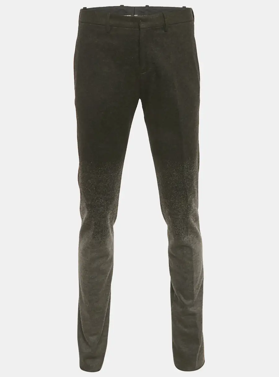 Neil Barrett Black Ombre Wool Skinny Fit Trousers L