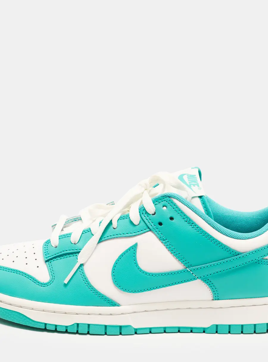 Nike Dunk Clear Jade Size 44 Green/White Leather Low Top Sneakers