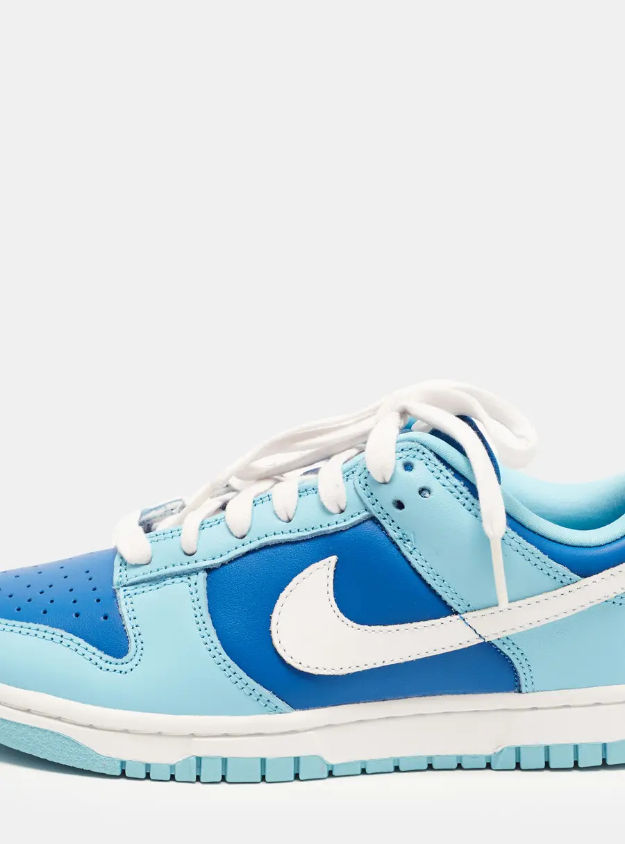 Nike Dunk Retro QS Argon Size 38 Multicolor Leather Low Top Sneakers