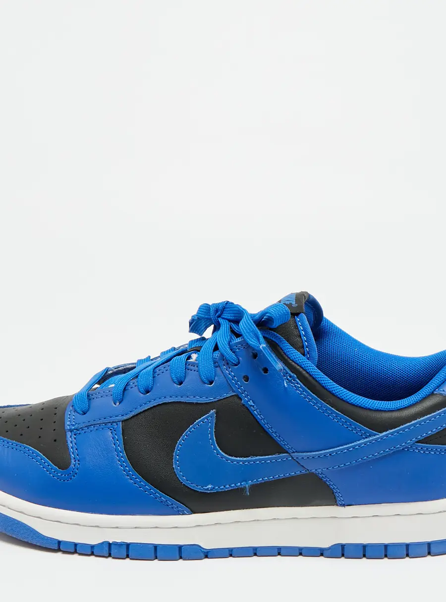 Nike Dunk Hyper Cobalt Size 45 Blue/Black Leather Low Top Sneakers