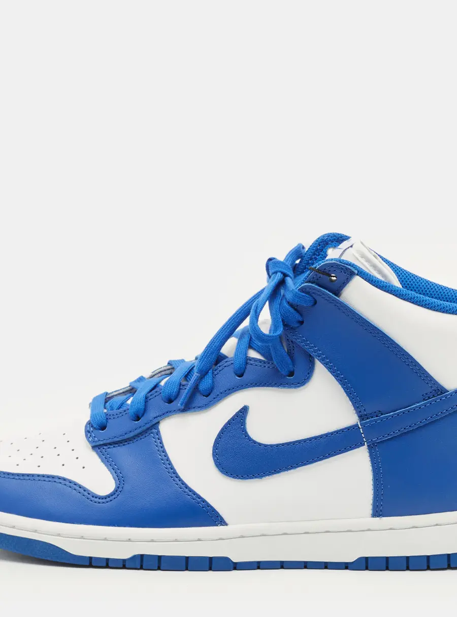 Nike Dunk Game Royal Size 45 Blue/White Leather High Top Sneakers