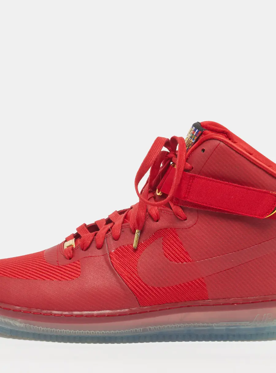 Nike Air Force 1 Cmft Lux University Red Size 47.5 Red Fabric Lace Up Sneakers
