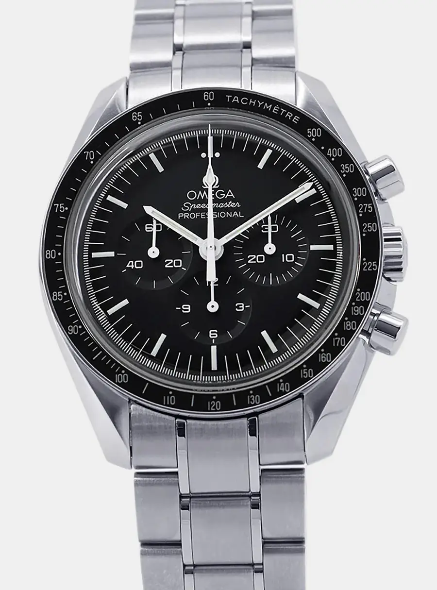 Omega Speedmaster Professional Moonwatch 311.30.42.30.01.005 Black Stainless Steel Manual Winding Men's Wristwatch 42mm