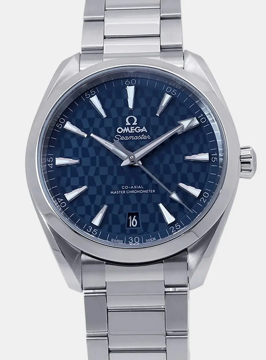 Omega Seamaster Aqua Terra 522.12.41.21.03.001 Blue Stainless Steel Automatic Men's Wristwatch 41mm
