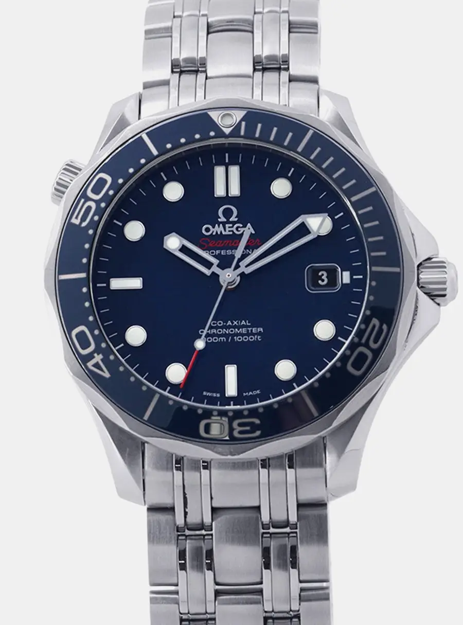 Omega Seamaster 300M 212.30.41.20.03.001 Blue Stainless Steel Automatic Men's Wristwatch 41mm