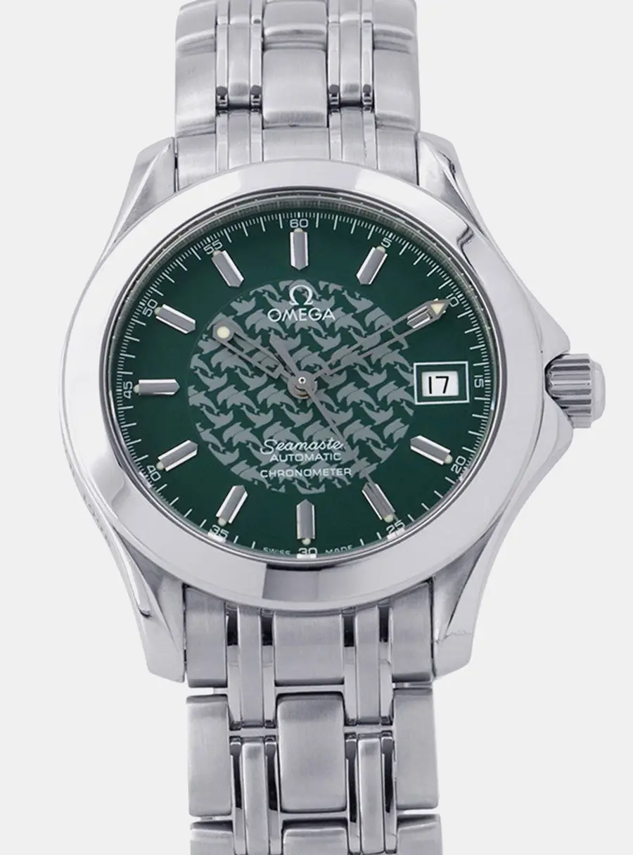 Omega Seamaster 2506.70 Green Stainless Steel Automatic Men's Wristwatch 36mm