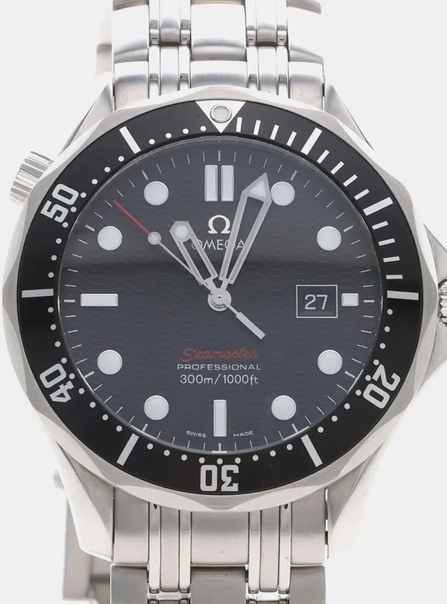 Omega Seamaster 300M 212.30.41.61.01.001 Black Stainless Steel Quartz Men's Wristwatches 41mm