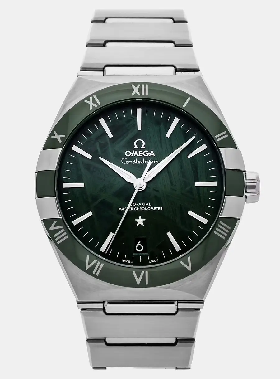 Omega Constellation 131.30.41.21.99.002 Green Stainless Steel Automatic Men's Wristwatches 41mm