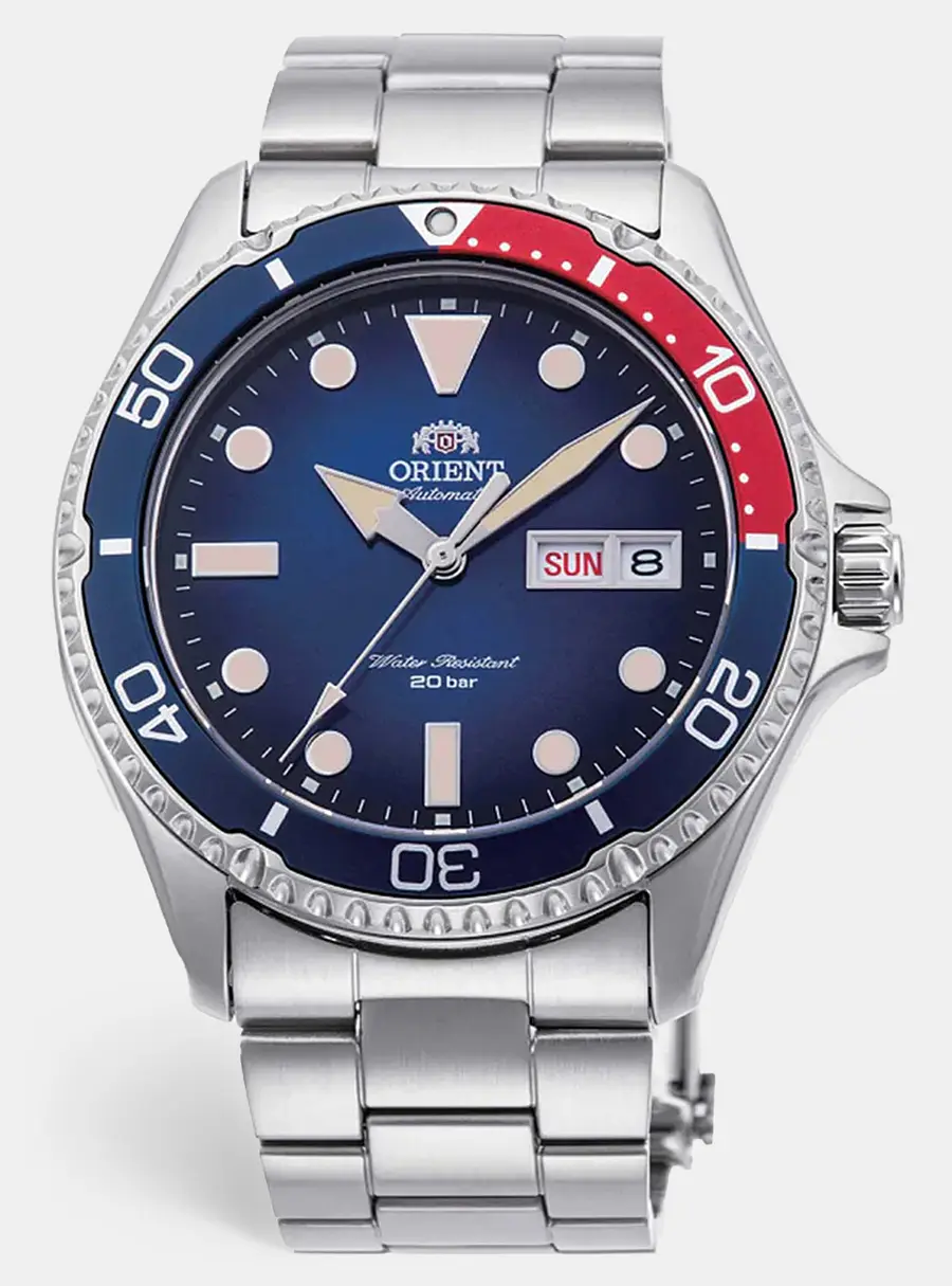Orient Kamasu II RA-AA0812L19B Blue Dial Stainless Steel Men's Wristwatch 41.80 mm
