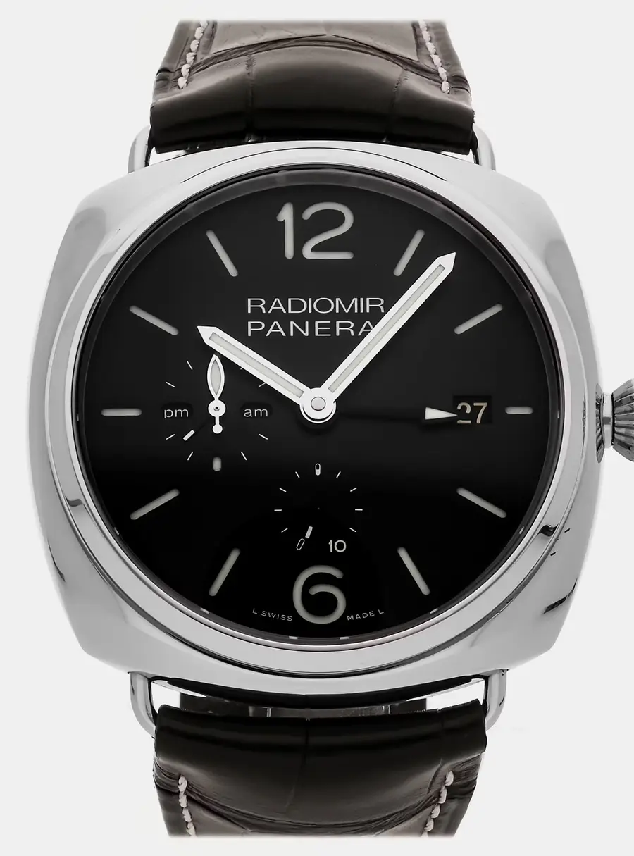 Panerai Radiomir PAM 00323 Black Stainless Steel Men's Wristwatch 47mm