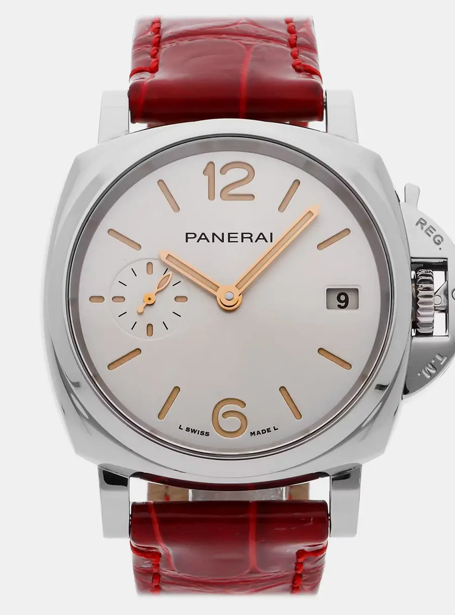 Panerai Luminor Due PAM 1248 silver stainless steel Men's Wristwatch 38 mm