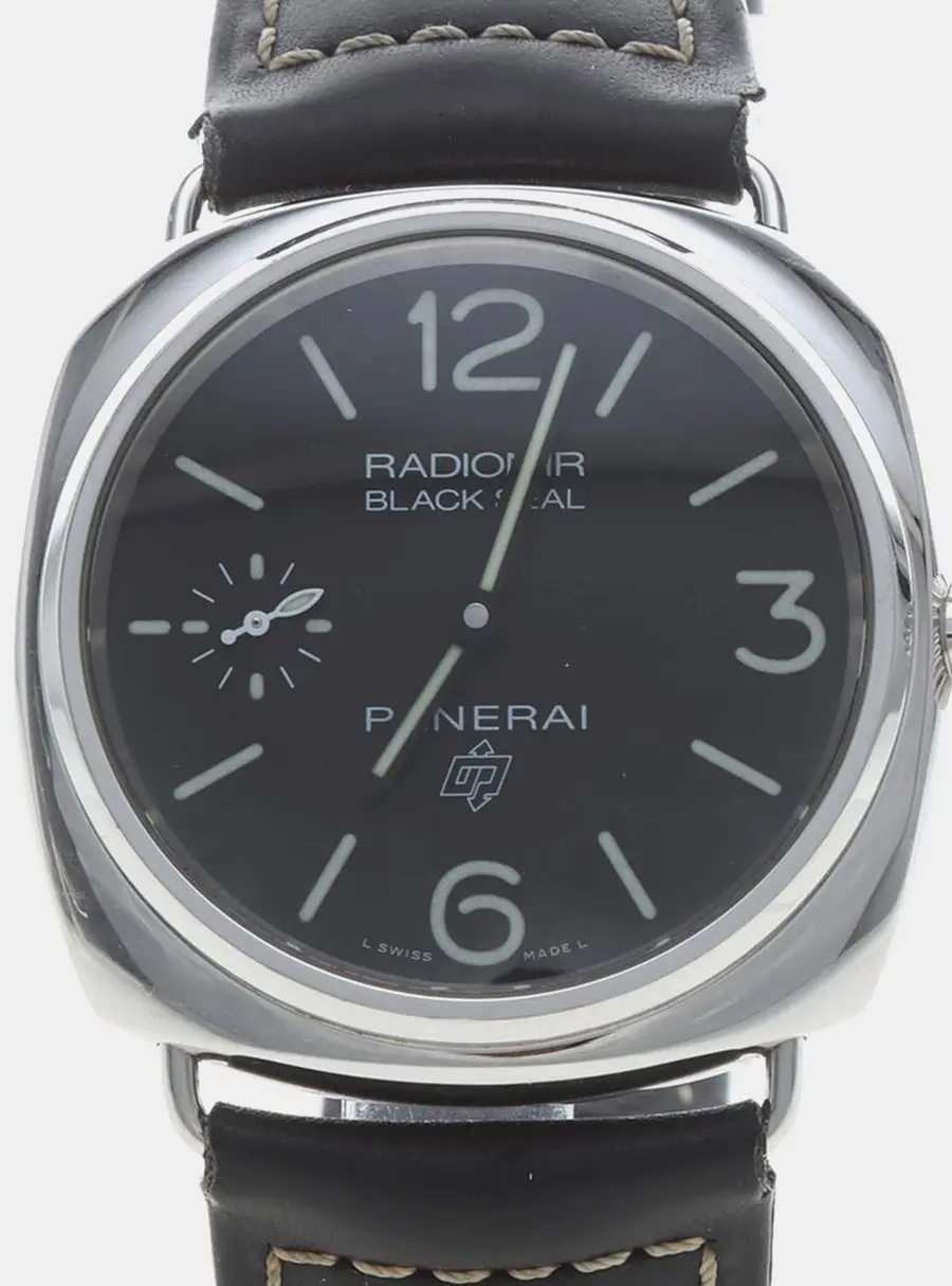Panerai Radiomir PAM00754 Black Stainless Steel Manual Winding Men's Wristwatches 45mm
