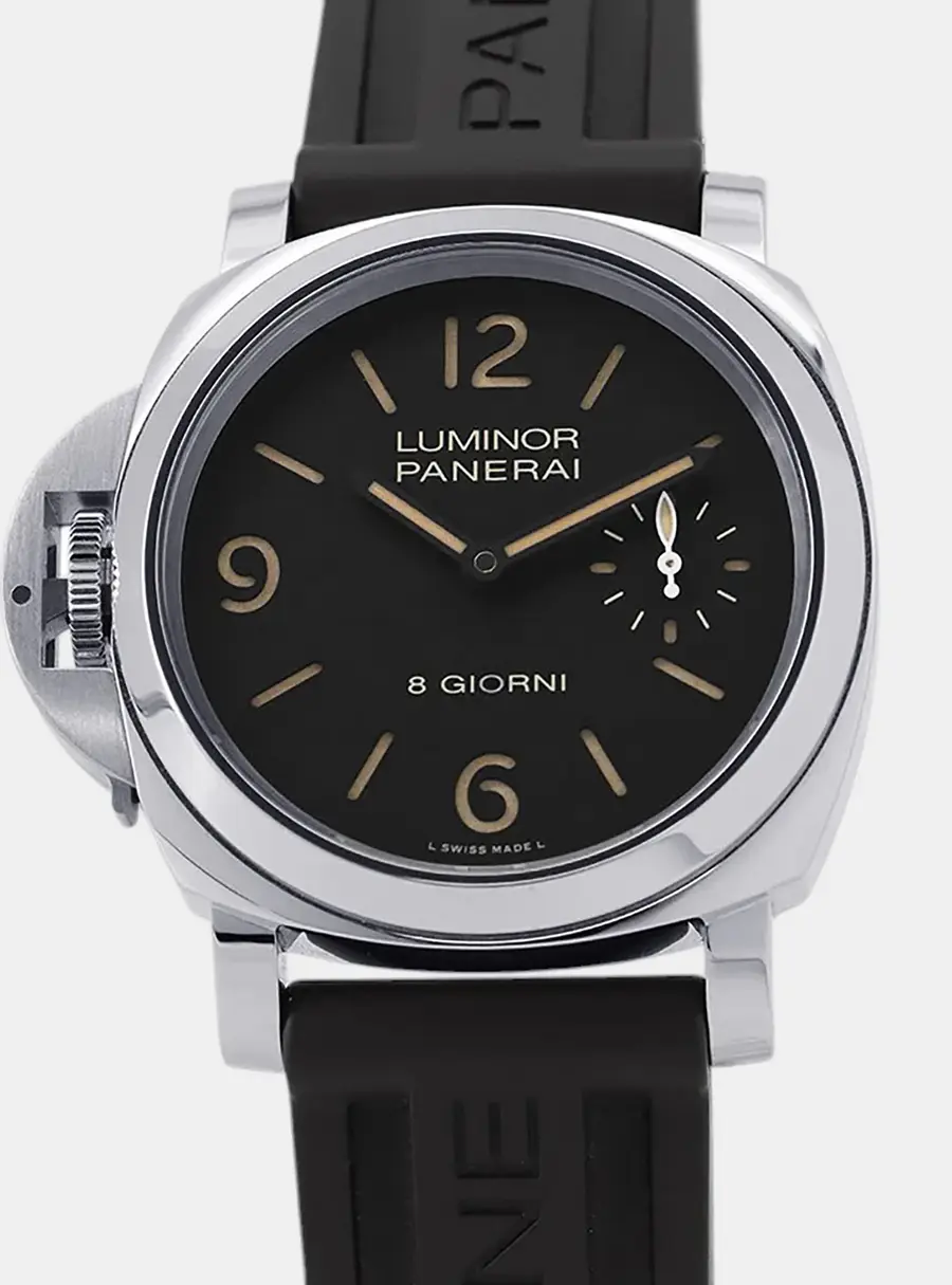 Panerai Luminor Marina PAM01655 Black Stainless Steel Manual Winding Men's Wristwatch 44mm
