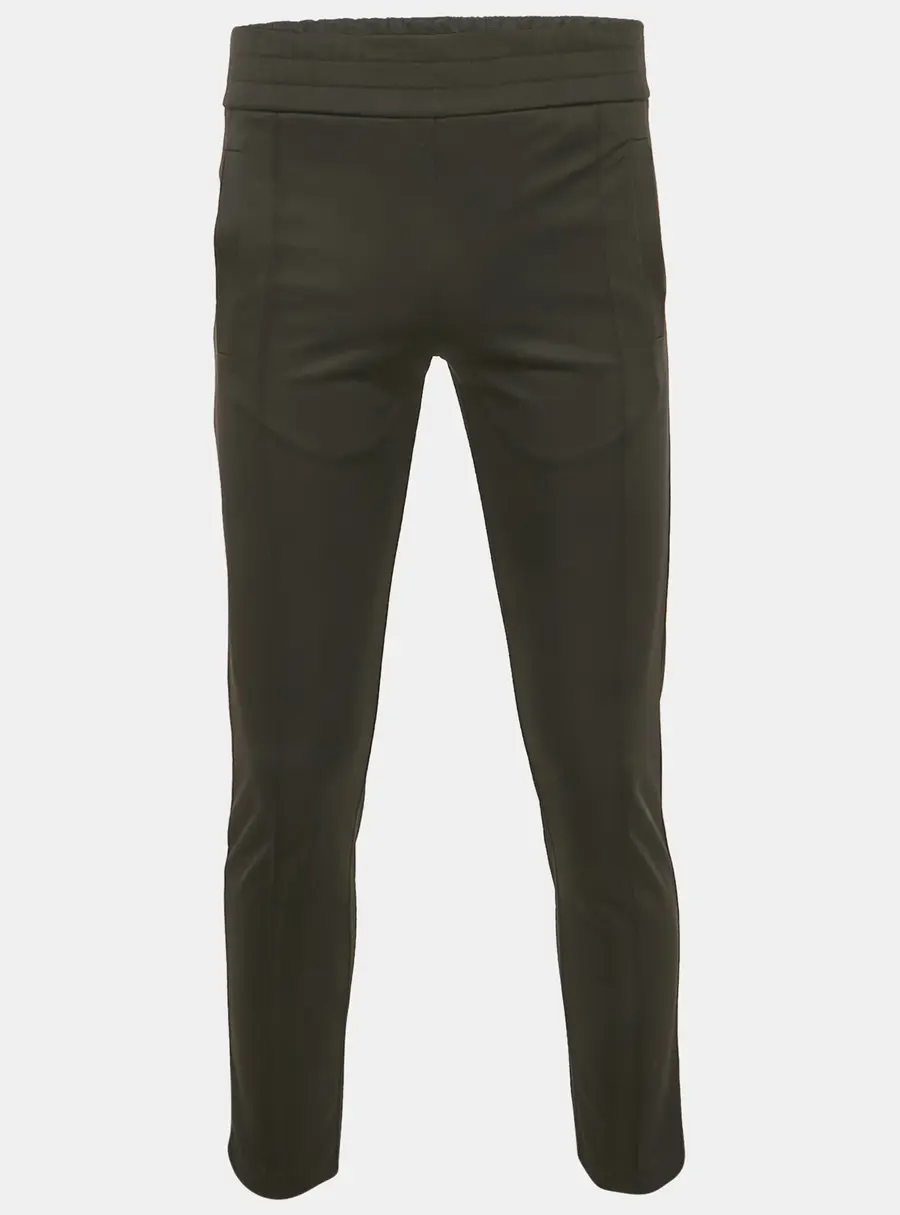 Palm Angels Black Logo Print Crepe Sweatpants XS