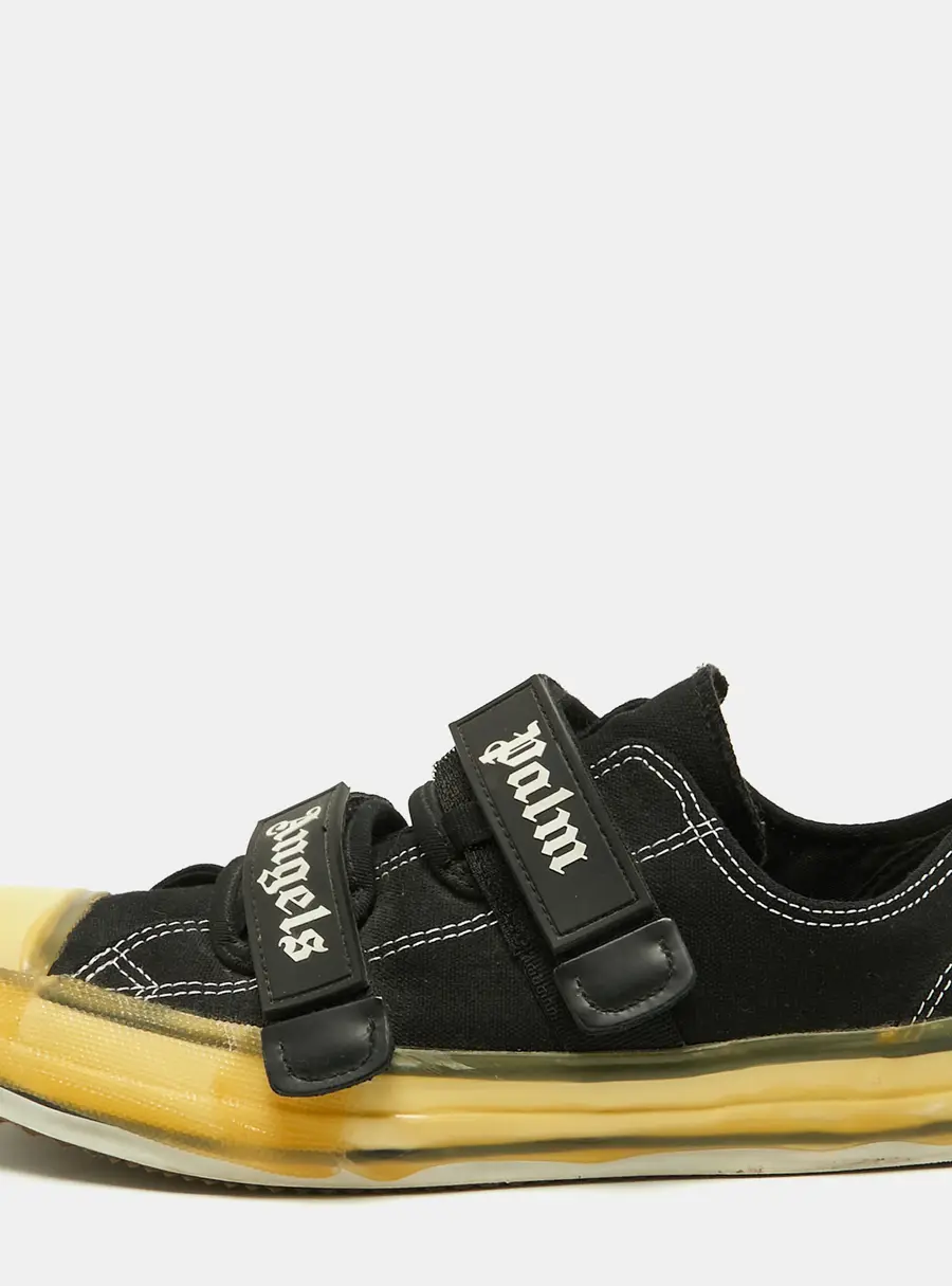 Palm Angels Vulcanised Size 43 Black Suede Low Top Sneakers