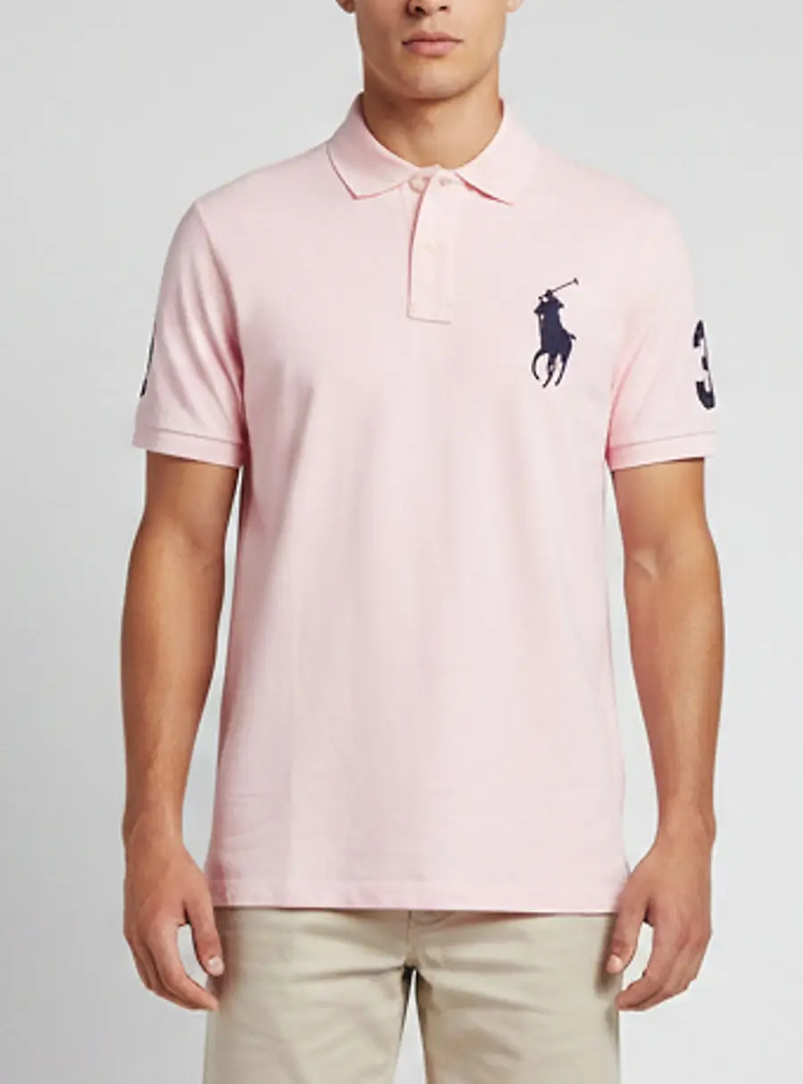 Polo Ralph Lauren Pink Cotton Pique Short Sleeve T-Shirt M
