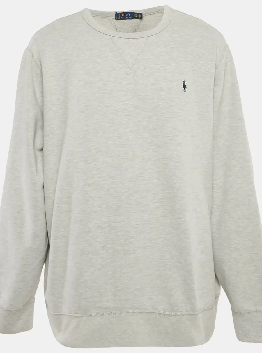 Polo Ralph Lauren Grey Cotton Blend Crew Neck Sweatshirt XXL