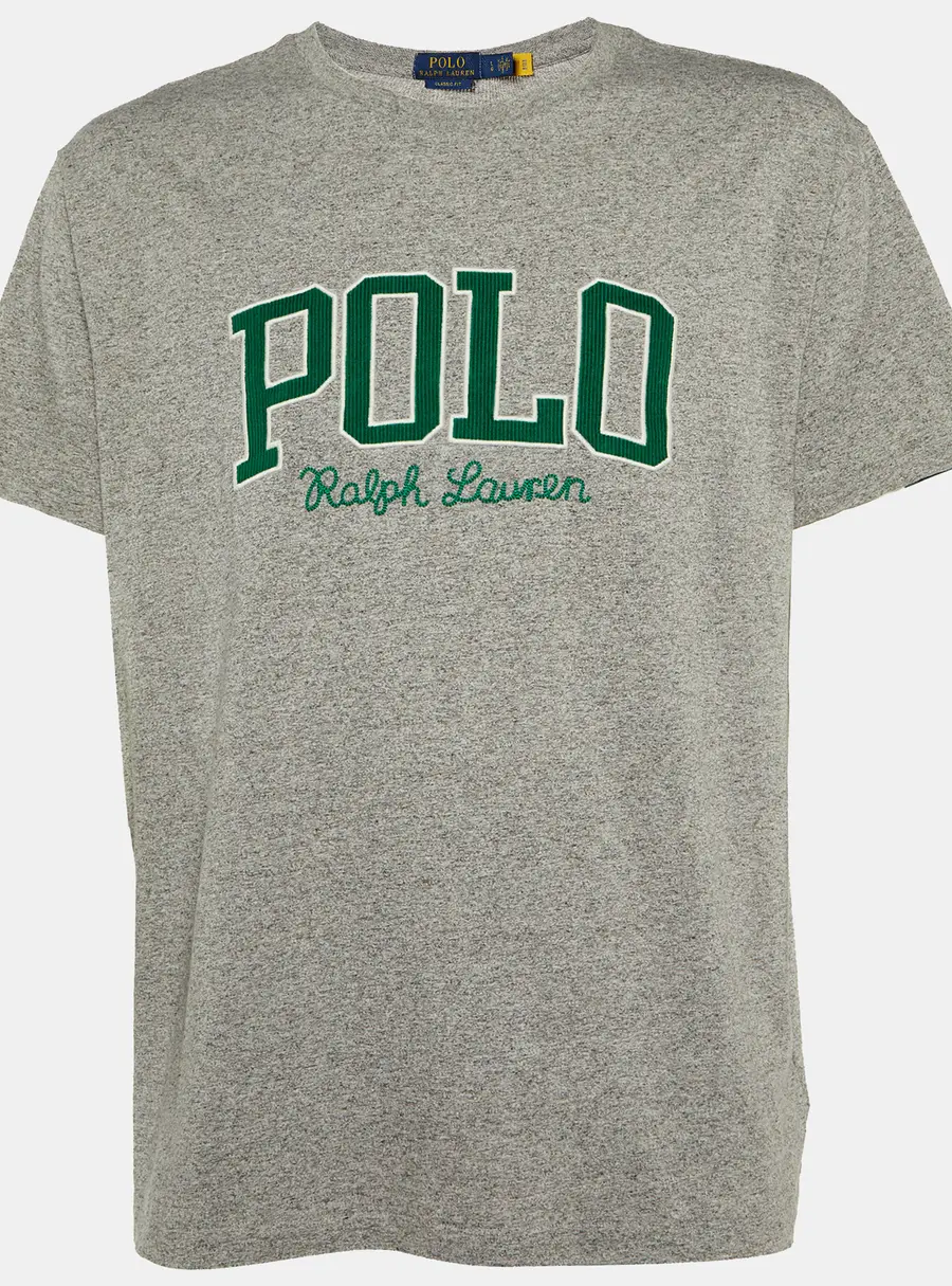 Polo Ralph Lauren Grey Cotton Classic Fit T-Shirt L