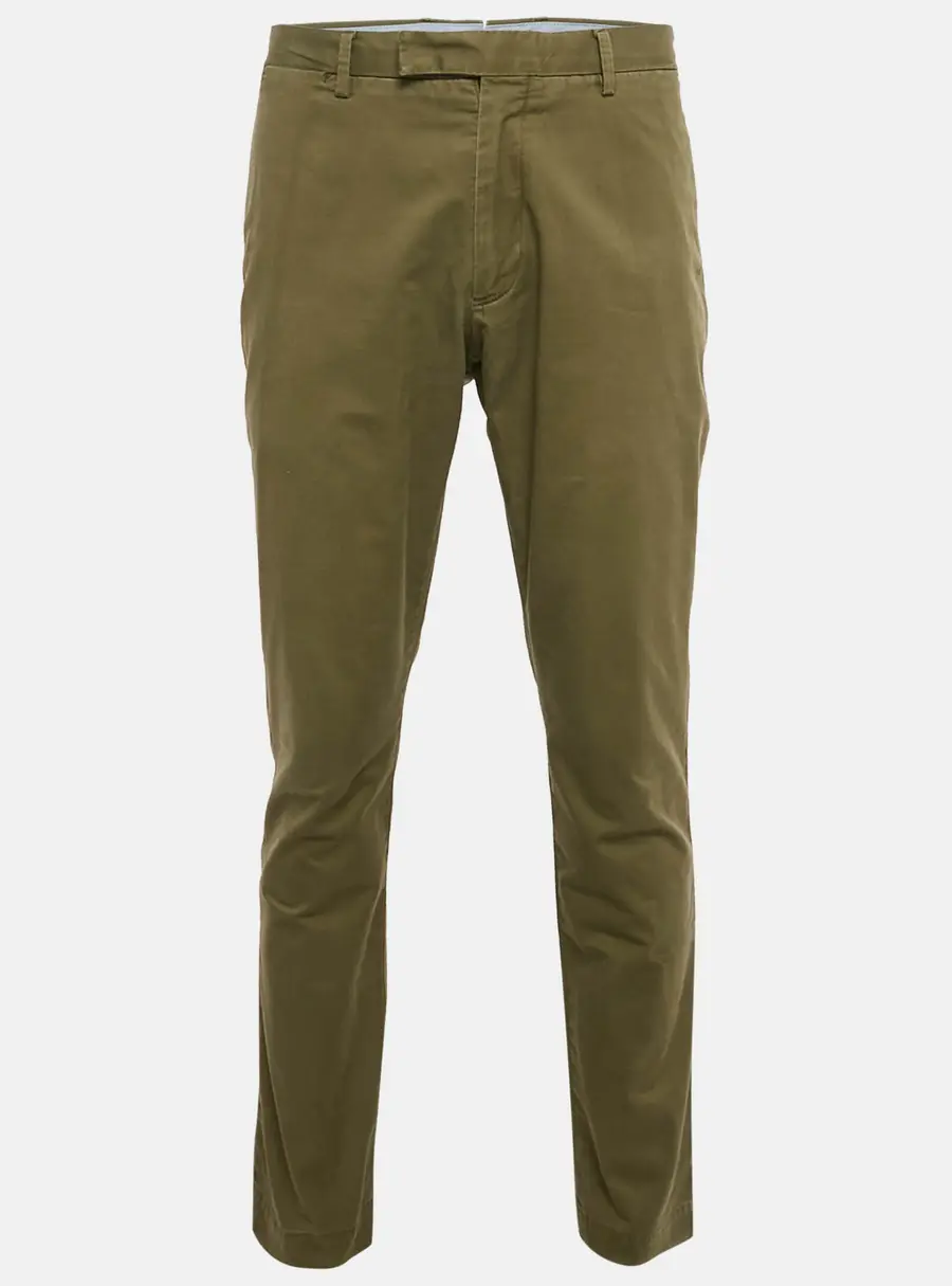 Polo Ralph Lauren Green Gabardine Cotton Slim Fit Chino Pants XL