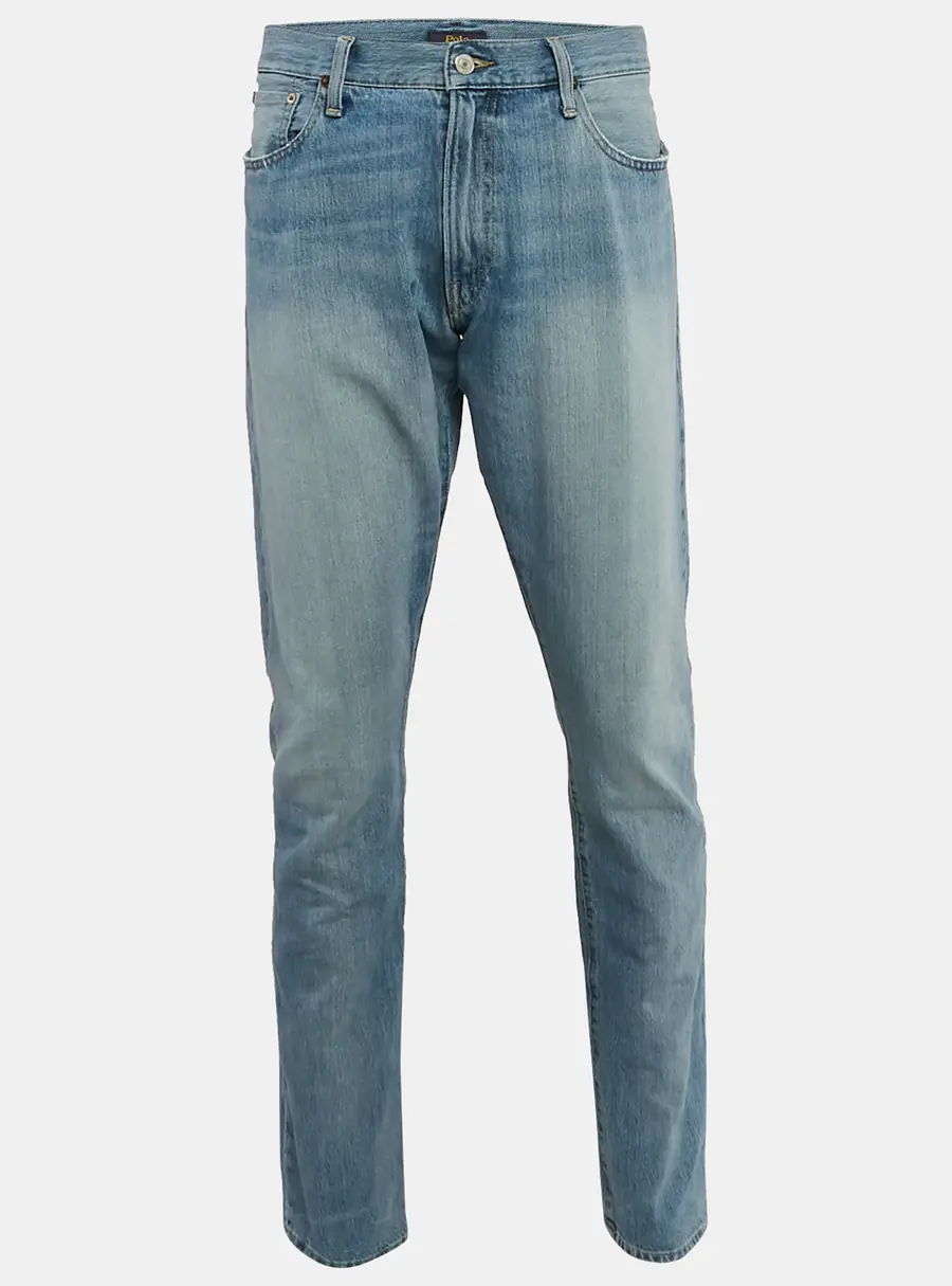 Polo Ralph Lauren Blue Faded Denim The Sullivan Slim Jeans XL Waist 36"