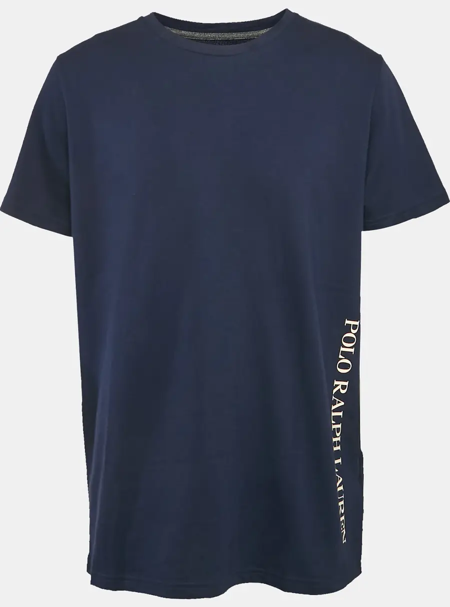 Polo Ralph Lauren Blue Logo Print Jersey Crewneck T-Shirt XXL