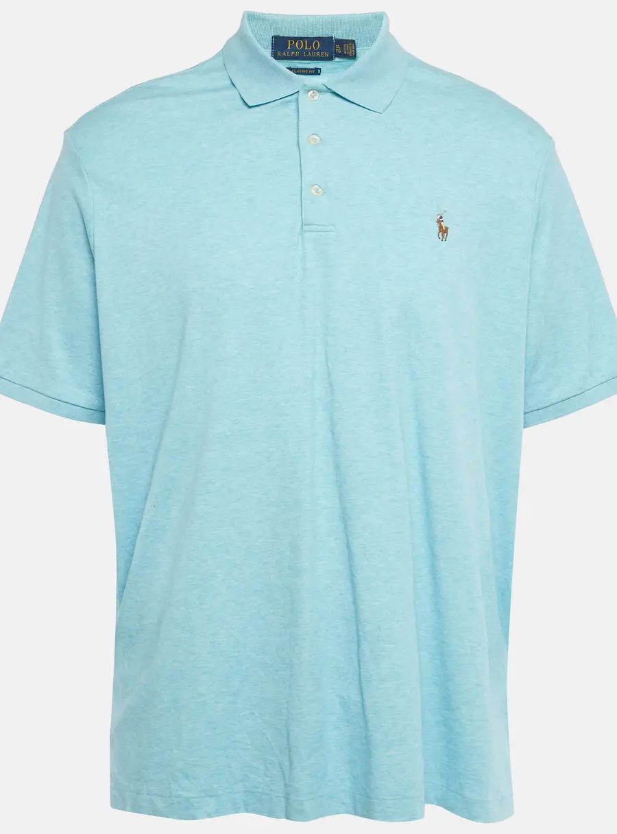 Polo Ralph Lauren Blue Jersey Classic Fit Polo T-Shirt XL
