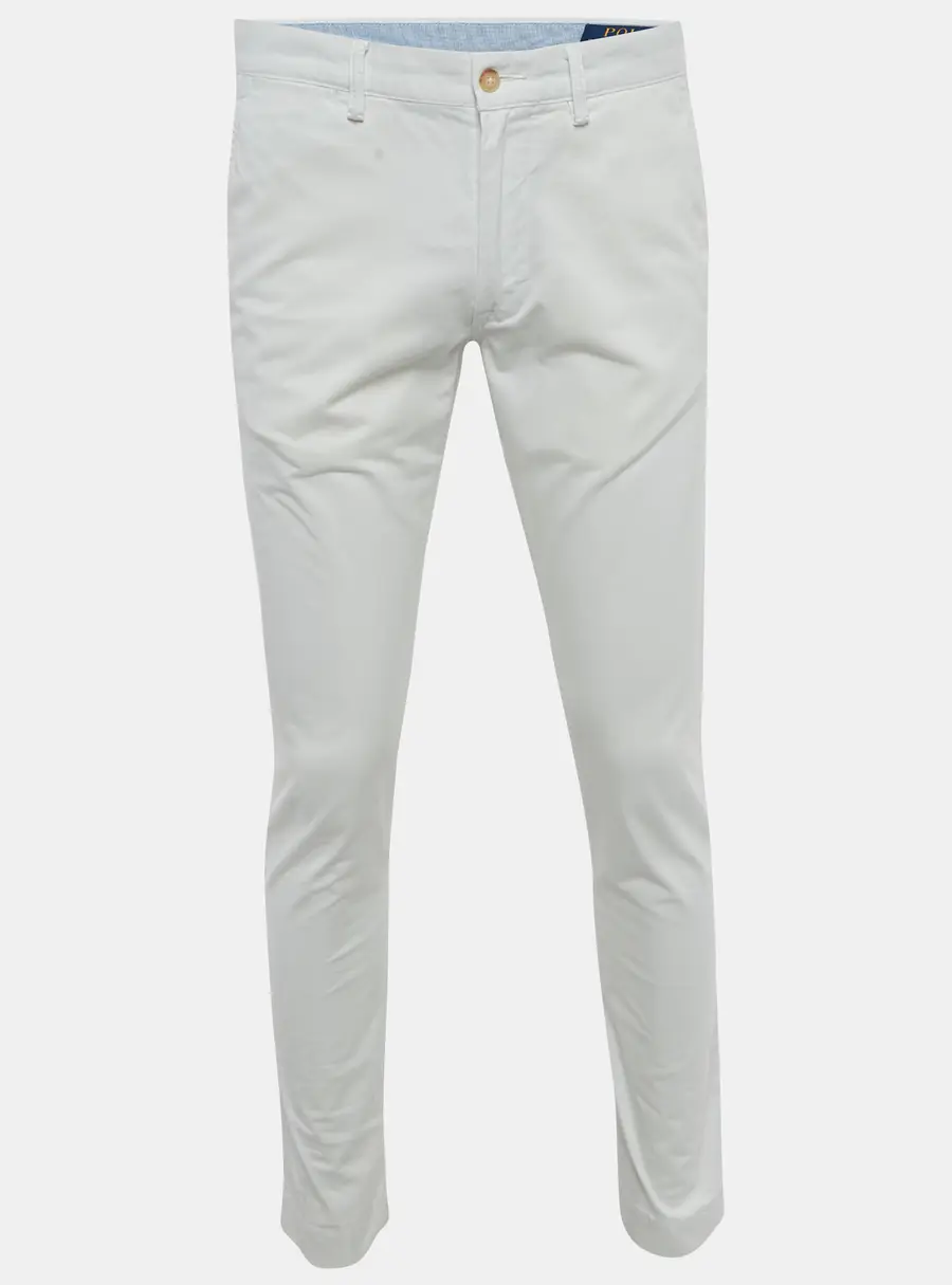 Polo Ralph Lauren White Cotton Chino Trousers M