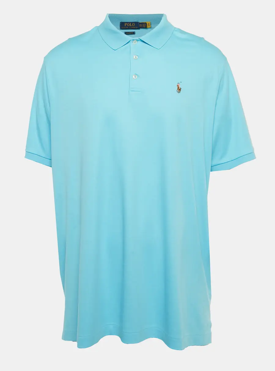 Polo Ralph Lauren Blue Jersey Classic Fit Polo T-Shirt XXL