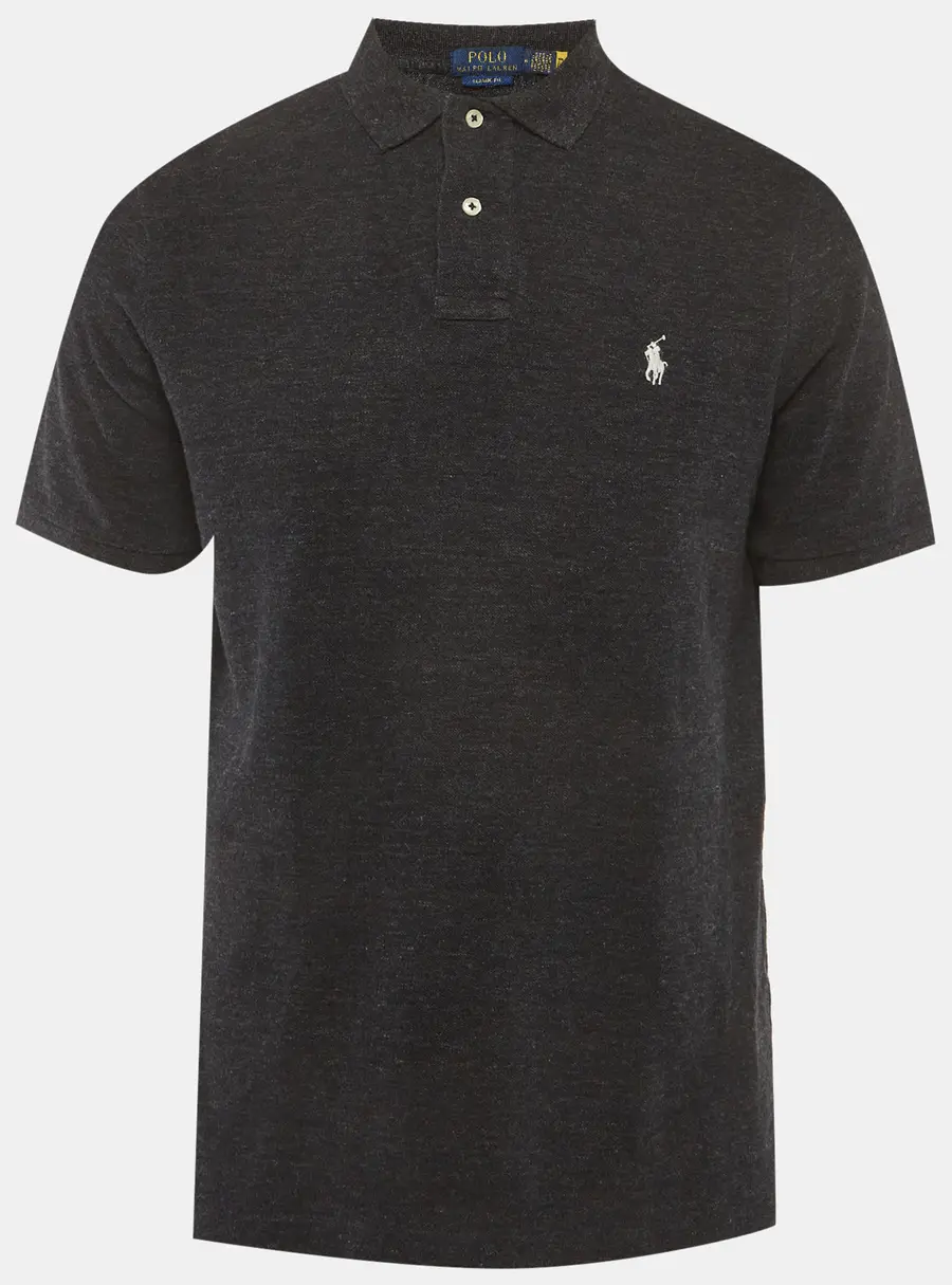 Polo Ralph Lauren Black Jersey Classic Fit Polo T-Shirt M