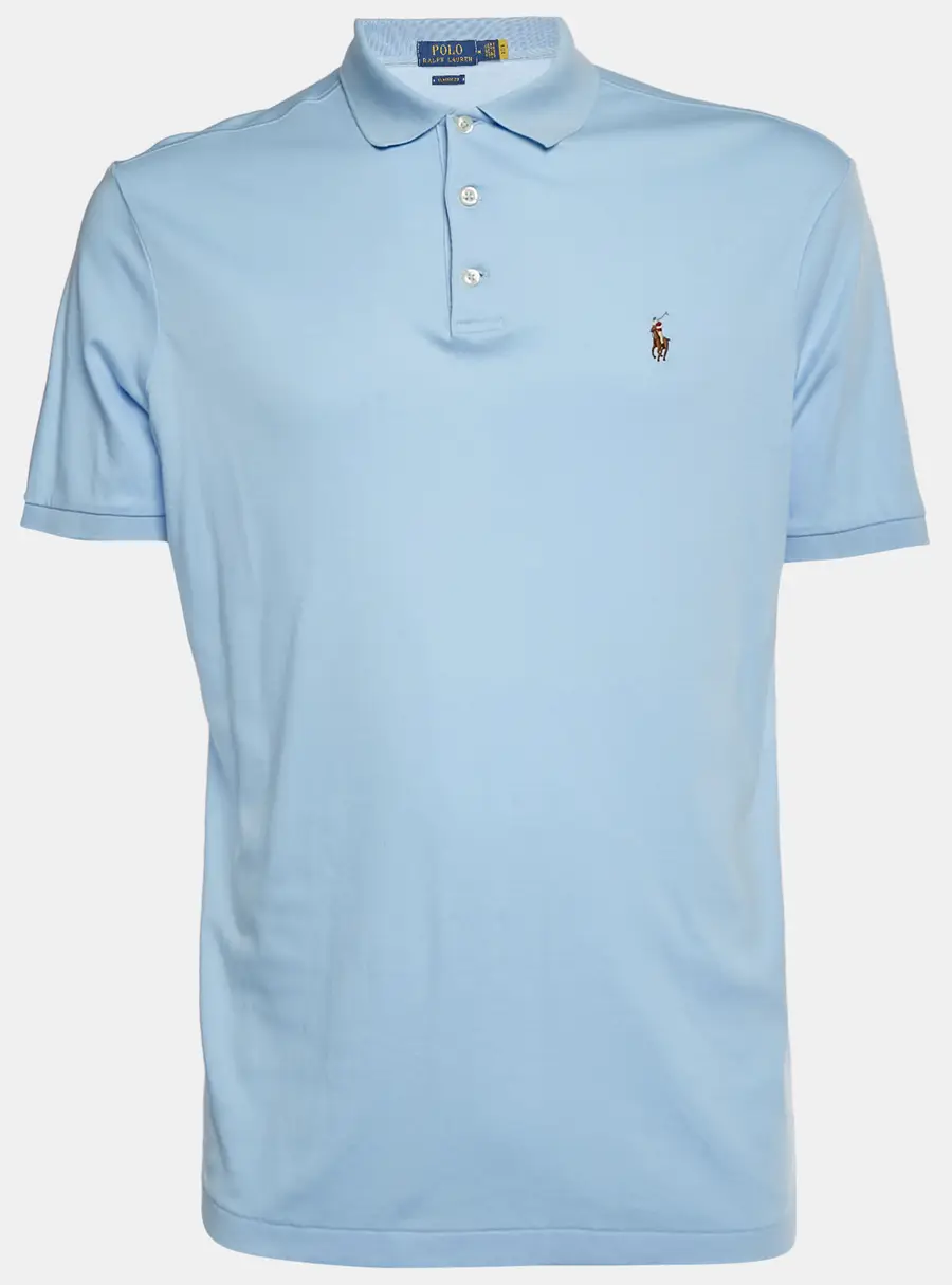 Polo Ralph Lauren Blue Jersey Polo T-Shirt M