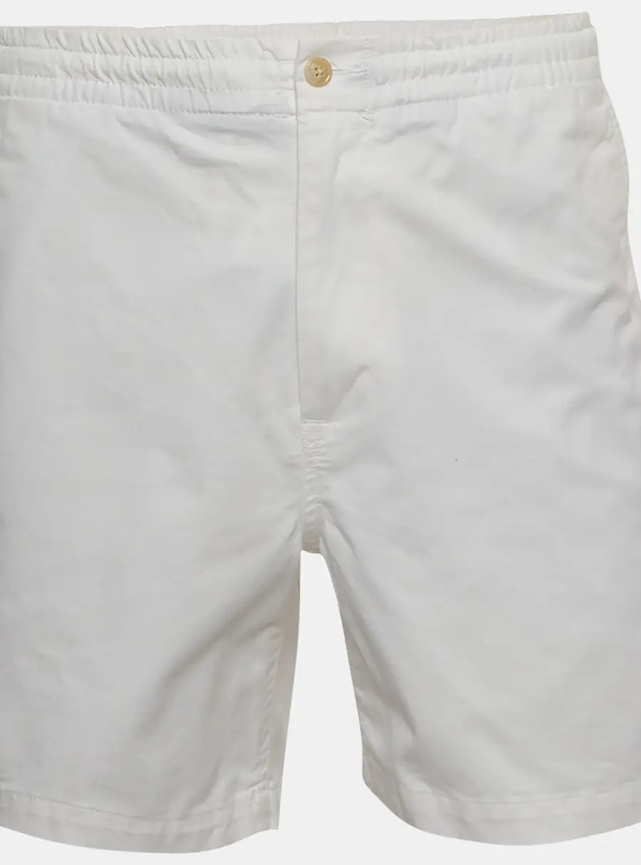 Polo Ralph Lauren White Cotton Classic Fit Prepster Shorts L