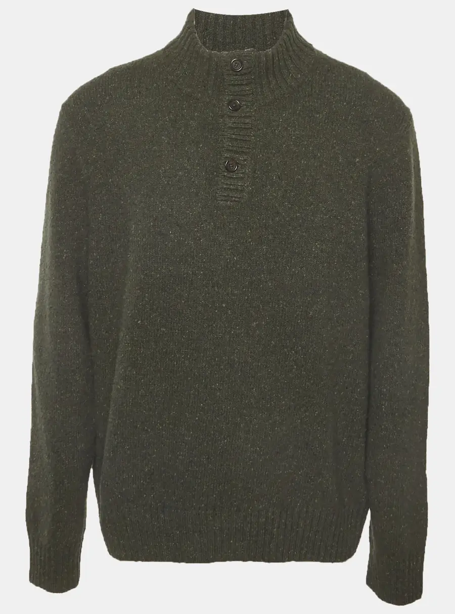Polo Ralph Lauren Green Wool Blend Long Sleeve Sweater XL