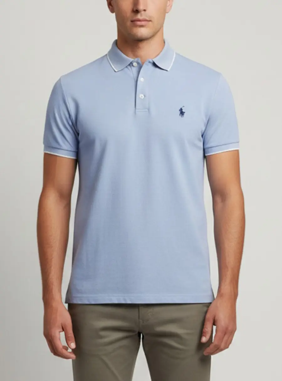 Polo Ralph Lauren Lilac Cotton Pique Polo T-Shirt S
