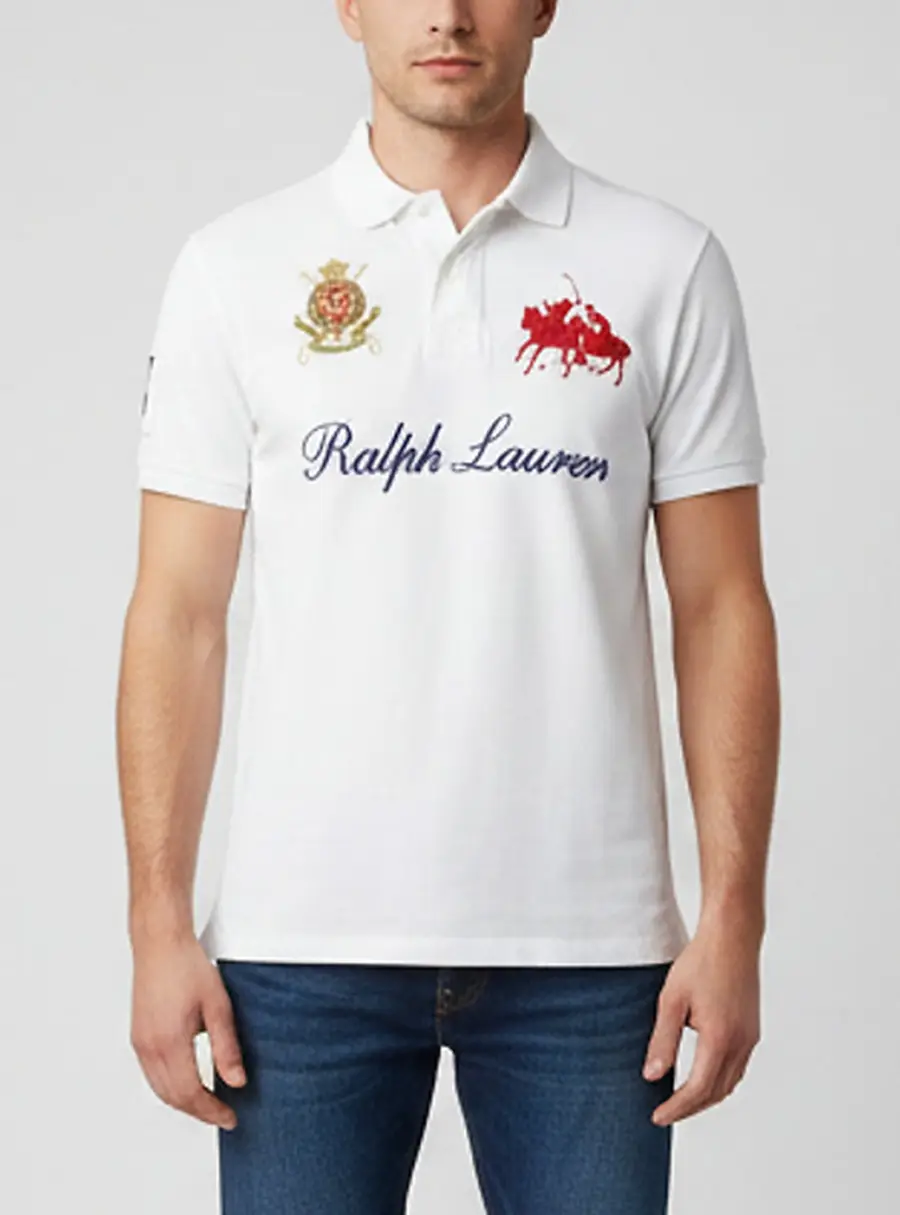 Polo Ralph Lauren White Cotton Pique Short Sleeve T-Shirt S