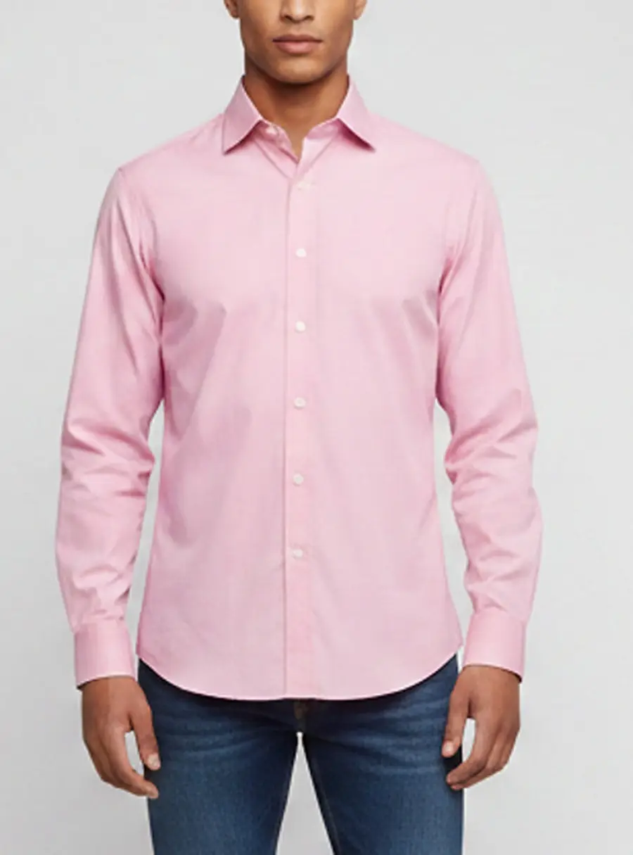 Polo Ralph Lauren Pink Cotton Button Front Shirt S