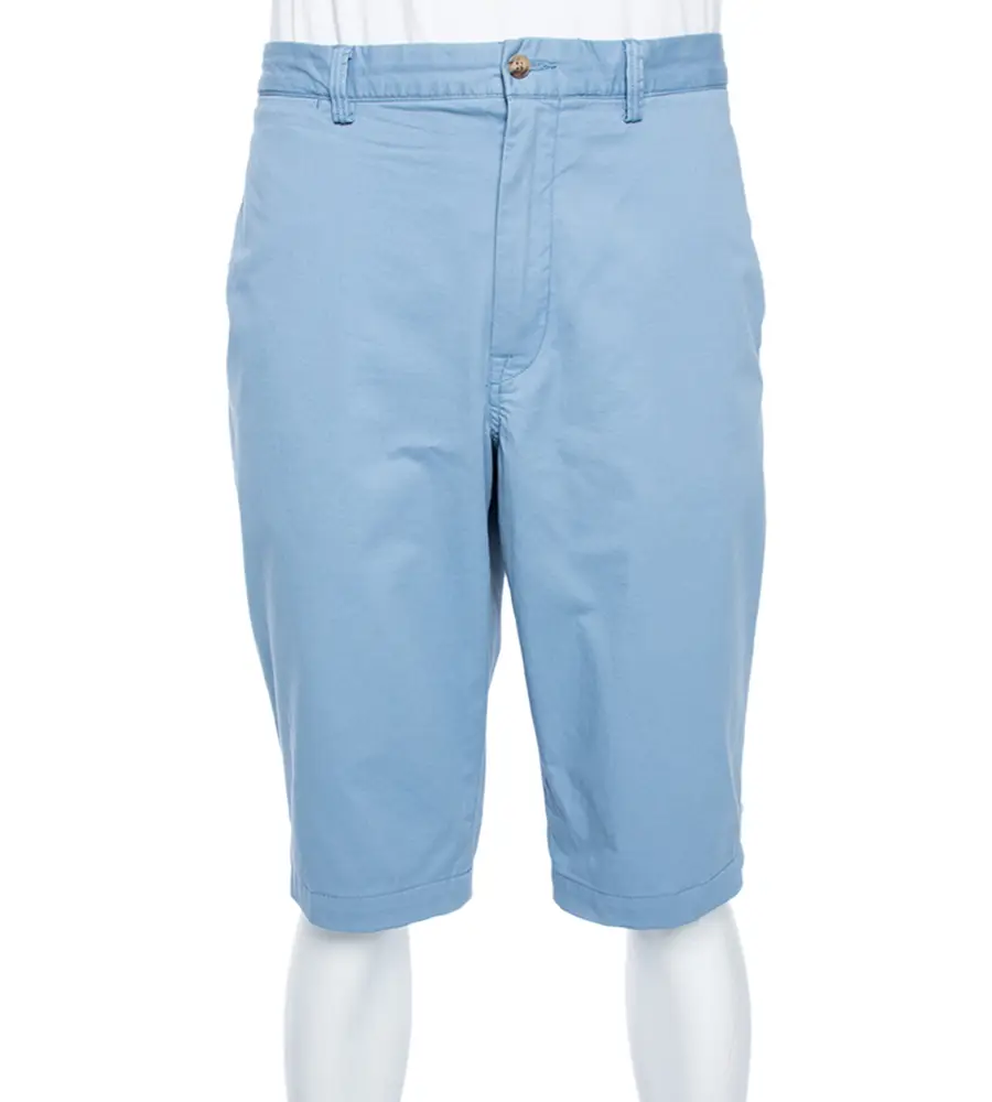Polo Ralph Lauren Blue Stretch Cotton Straight Fit Chino Shorts XL