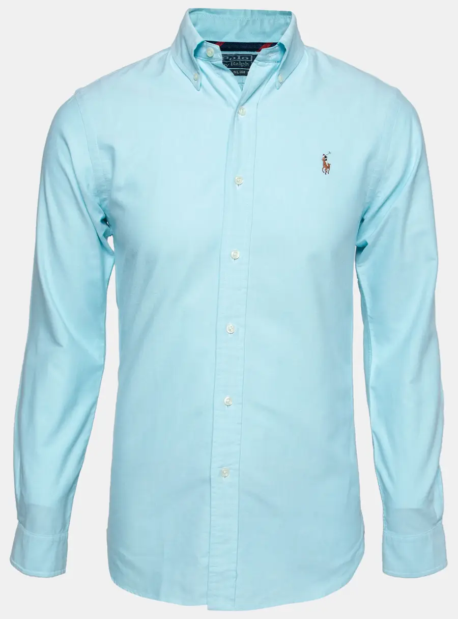 Polo Ralph Lauren Blue Cotton Long Sleeve Shirt S