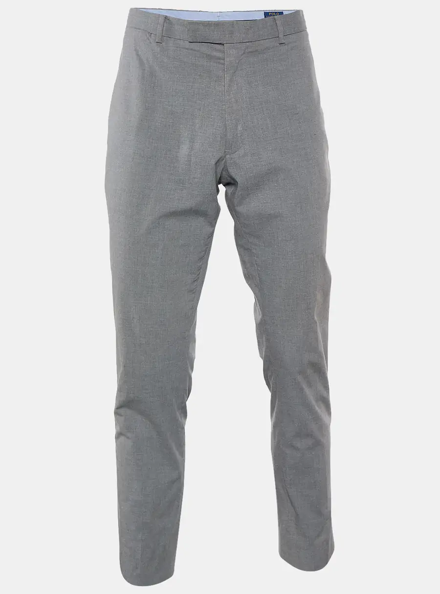 Polo Ralph Lauren Grey Cotton Slim Fit Pants XL